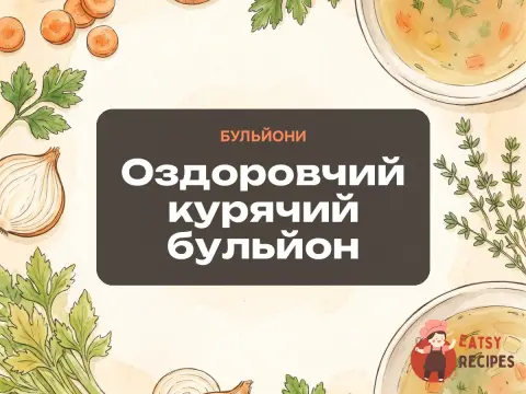 Оздоровчий курячий бульйон