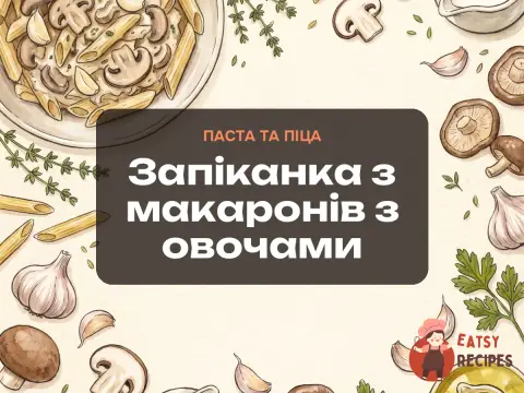 Запіканка з макаронів з овочами