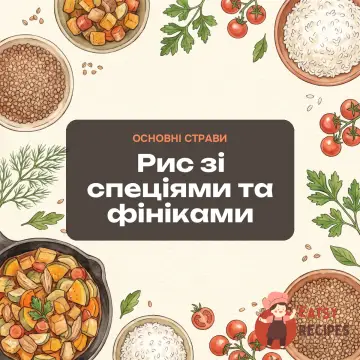 Рис зі спеціями та фініками