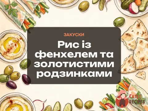 Рис із фенхелем та золотистими родзинками