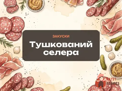 Тушкований селера