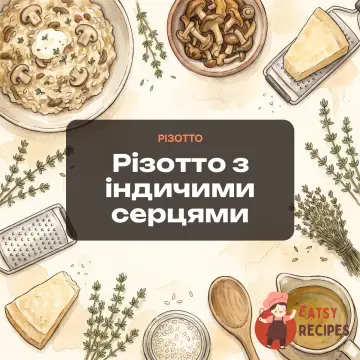 Різотто з індичими серцями