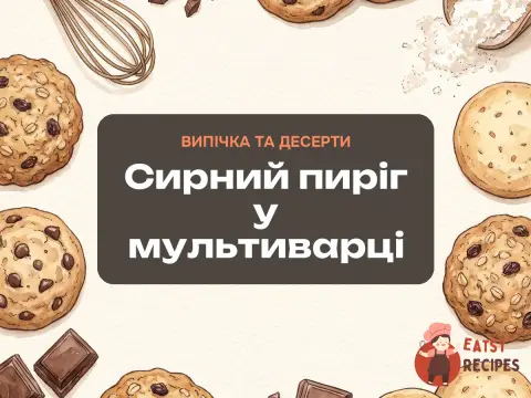 Сирний пиріг у мультиварці