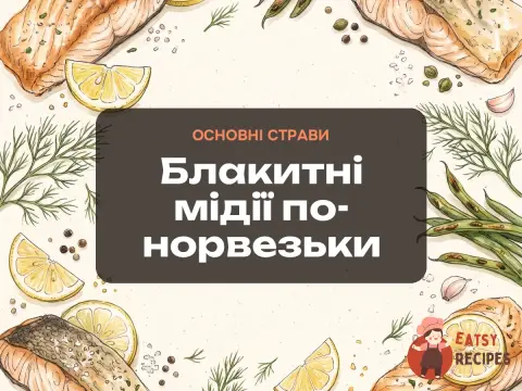 Блакитні мідії по-норвезьки