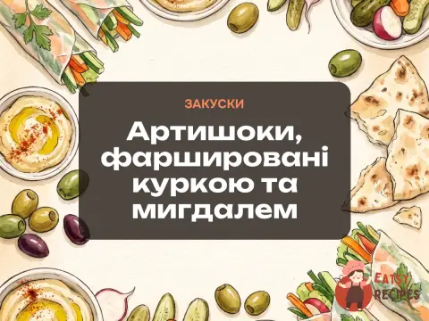 Артишоки, фаршировані куркою та мигдалем