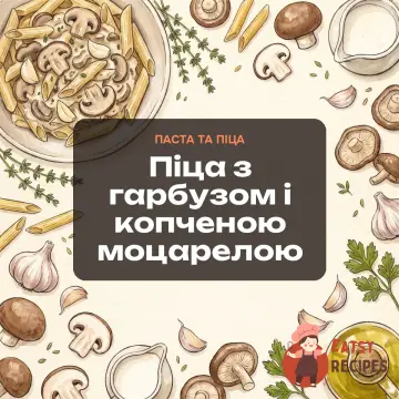 Піца з гарбузом і копченою моцарелою