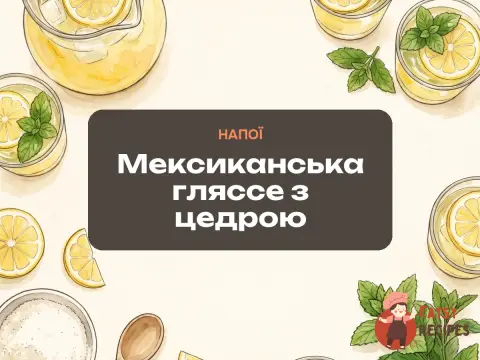 Мексиканська гляссе з цедрою