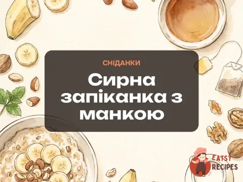 Сирна запіканка з манкою