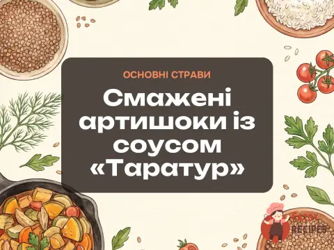 Смажені артишоки із соусом «Таратур»