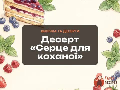 Десерт «Серце для коханої»