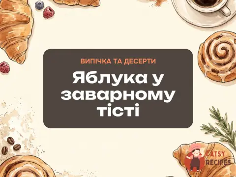 Яблука у заварному тісті