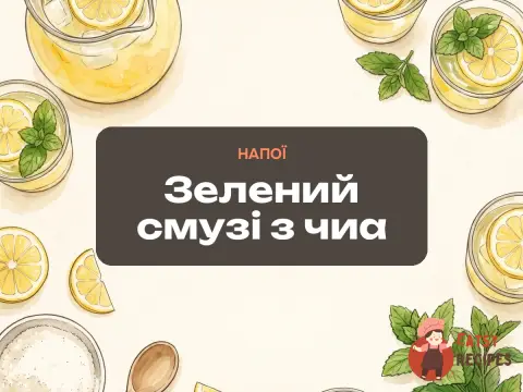 Зелений смузі з чиа