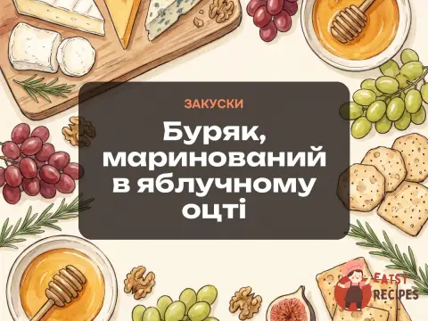 Буряк, маринований в яблучному оцті