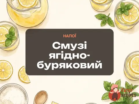 Смузі ягідно-буряковий