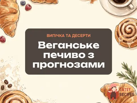 Веганське печиво з прогнозами