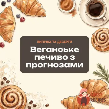 Веганське печиво з прогнозами