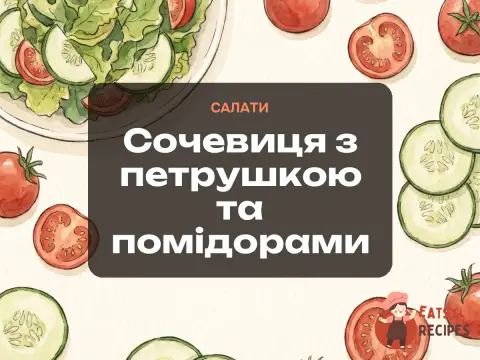Сочевиця з петрушкою та помідорами