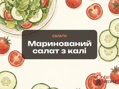Маринований салат з калі