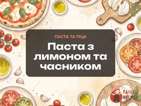 Паста з лимоном та часником