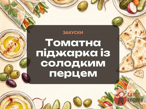Томатна піджарка із солодким перцем