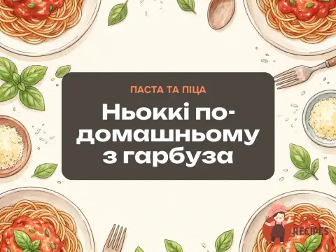 Ньоккі по-домашньому з гарбуза