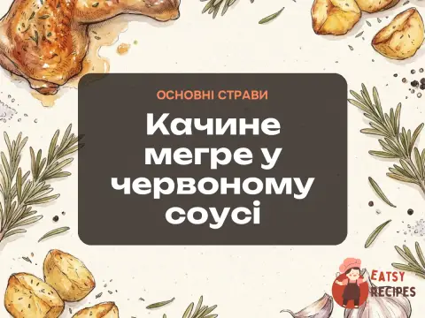 Качине мегре у червоному соусі