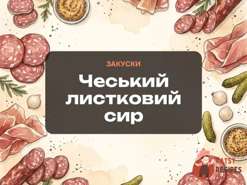 Чеський листковий сир
