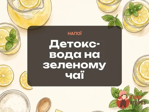 Детокс-вода на зеленому чаї