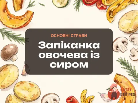 Запіканка овочева із сиром