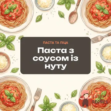 Паста з соусом із нуту
