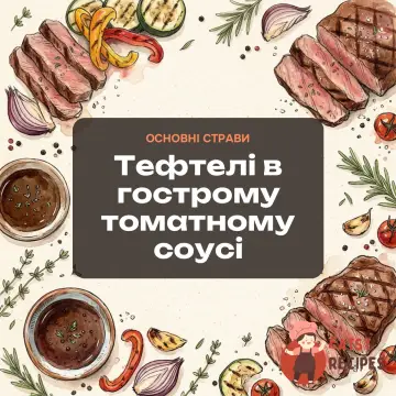 Тефтелі в гострому томатному соусі