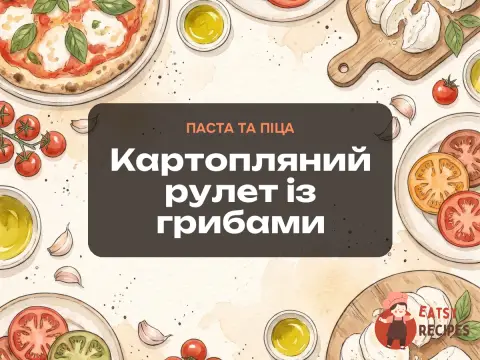 Картопляний рулет із грибами