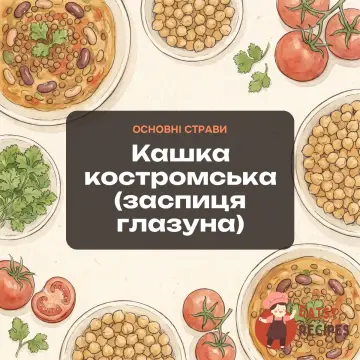 Кашка костромська (заспиця глазуна)