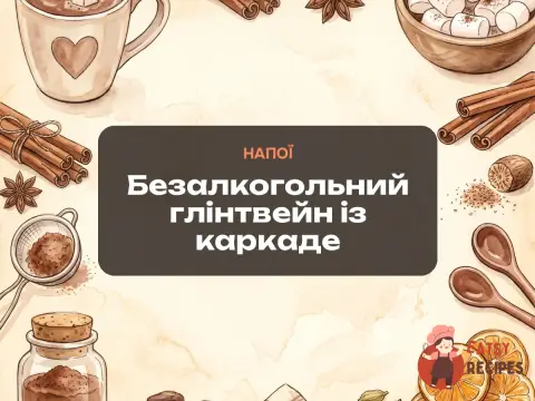 Безалкогольний глінтвейн із каркаде