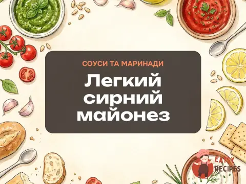 Легкий сирний майонез