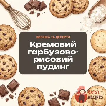Кремовий гарбузово-рисовий пудинг