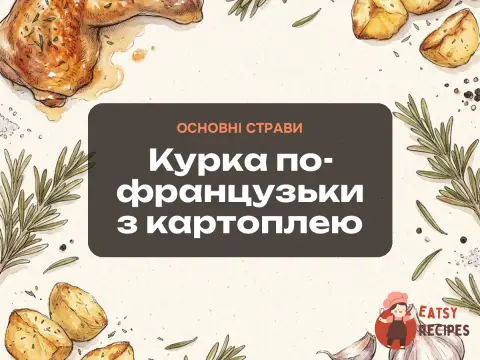 Курка по-французьки з картоплею