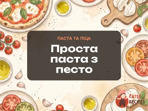 Проста паста з песто