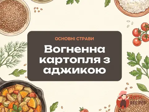 Вогненна картопля з аджикою