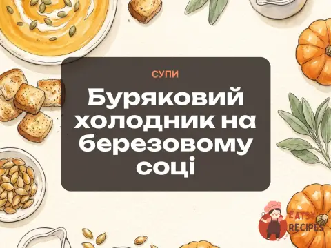Буряковий холодник на березовому соці