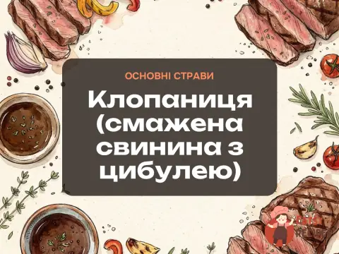 Клопаниця (смажена свинина з цибулею)