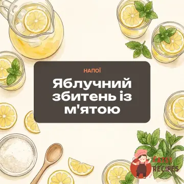 Яблучний збитень із м'ятою