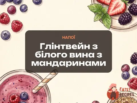 Глінтвейн з білого вина з мандаринами