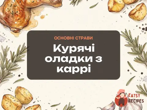 Курячі оладки з каррі