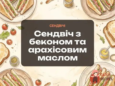 Сендвіч з беконом та арахісовим маслом