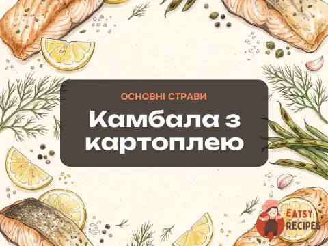 Камбала з картоплею