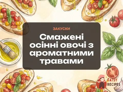 Смажені осінні овочі з ароматними травами