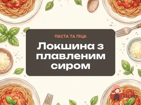 Локшина з плавленим сиром