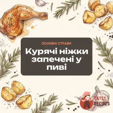Курячі ніжки запечені у пиві