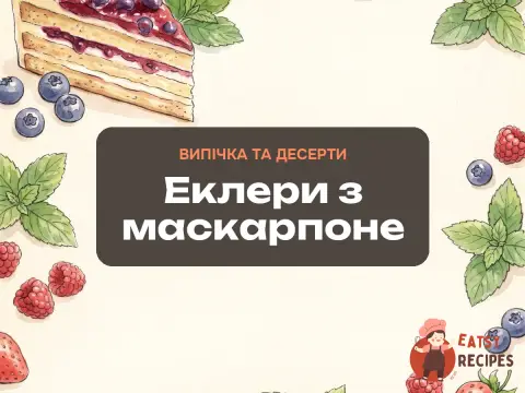 Еклери з маскарпоне